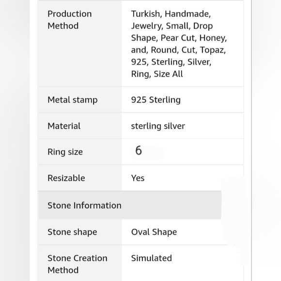 Pear Shape Honey Topaz Embellished Oval two-tone 14k RG - Picture 8 of 16